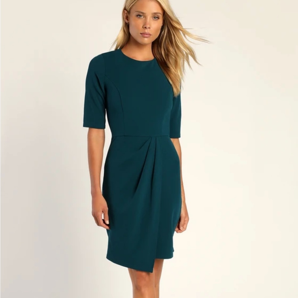 Teal dress